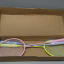 AboveGenius Badminton Rackets Set, Lightweight Badminton Set Includ 4/6 PCS Rackets, 6 Birdies, Outdoor Backyard Games, Racquets for Adults, Teens, Family Beginner