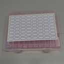 Small Clear Plastic Bead Storage Containers-Pink Plastic Box-30Pcs Craft Storage Box with Hinged Lid, 1sheet Labels, Mini Boxs for Jewelry Making, Diamond Art, Crafts, Small Parts (1L + 30S)