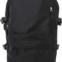 Travel Backpack, Nylon Large Capacity Sports Luggage Backpack Casual Daypack Laptop Book Bag for Short Trip Camping College (Black)