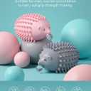AZALEA Bubble Blowing Squishy Hedgehog Squeeze Toys, 2 Pack Bubble Squishy