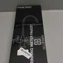 Stainless Steel Water Filter Faucet Delle Rosa Commercial Water Filtration Faucet for Under Sink Water Filter System Modern Brushed Nickel Kitchen Bar Sink Drinking Water Faucet, Non-Air Gap RO Faucets