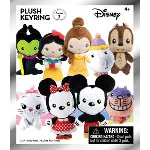 Disney Characters Plush Keyring in Blind Bag, Belle