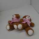 Sotiff 2 Pcs Graduation Bear Plush Stuffed Toy Bear Graduation Gifts Doll Stuffed with Grad Cap for Preschool Kindergarten College Gift(14 Inch, Brown, Pink)