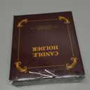 FSyueyun Brass Candlestick Holders Set of 6, Elegant Metal Candlestick Holders for Vintage Taper Candle Holders, Perfect for Table Centerpieces, Fireplace, Home Decor, Weddings and Party Decorations