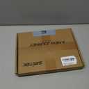 SRJTEK for iPad 2 Touch Screen Replacement A1397 A1395 A1396 Touch Digitizer Glass Parts,with Home Button + Cameral Holder + Pre-Installed Adhesive + Middle Frame Bezel(Black)