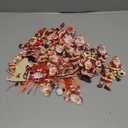 36 Pcs Wooden Fitness Gym Ornament Decorations - Santa Weight Lifting, Skier, Hockey Player, Basketball, Football, Beach Ball Christmas Ornament for Xmas Tree Decor