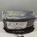 Back Seat Extender for Dogs 57 * 28.7 in, Waterproof Leather Fabric Dog Car Seat Cover for Back Seat, Foldable in the Car, Hard PVC Panels Bottom Support to 330 lbs, Full Coverage for Full Size Truck (dog hammock style)