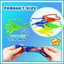 10 Pcs Large Sticky Hands Bulk Party Favors for Kids, Jumbo Stretchy Sticky Hand Toys for Classroom Prizes, Students Favors, Giant Sticky Sensory Toys for Easter Egg Fillers, Goodie Bag Stuffers