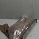 Dutch Cocoa Linen Curtains 102 Inches Long Living Room Pinch Pleated Drape with Hooks Rings for Track System Light Filtering 102 Inch Curtain for Bedroom Sliding Patio Door 2 Panels Brown