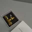 Solid Brass High Flow 2 Way  Type Garden Hose Splitter, 360 Degree Rotation 3/4" Spigot Faucet Connectors