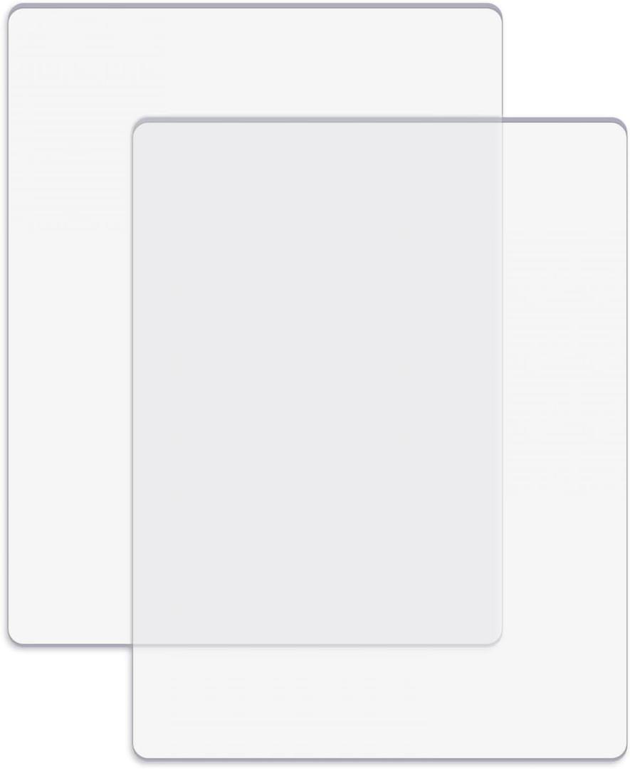 BAOFALI 2 Pcs/1 Pair Standard Cutting Pads for Die Cutting MachineClear Polycarbonate Plastic Cutting Plates,Cutting Pads Die Cutting Plates 8 3/4" x 6 1/8" x 1/8 "(22.5 x 15.5 x 0.3 cm)