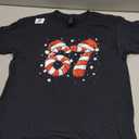 67 Meme Six Seven Candy Cane Christmas Boys Girls Kids T-Shirt S