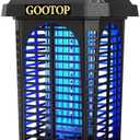 Bug Zapper Outdoor, 4200V Electric Mosquito Zapper, Bug Zapper Outdoor, Fly Traps, Fly Zapper, Mosquito Killer Indoor 3 Prong Plug, 90-130V, ABS Plastic Outer