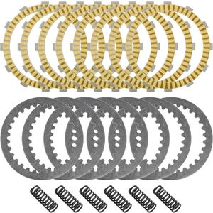 Caltric Clutch Friction Steel Plates and Springs Kit Compatible with Honda VTX1800 2002 2003 2004 2005 2006 2007 2008