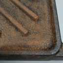 VEVOR Reversible Grill/Griddle, 9.7"x16.7" Pre-Seasoned Cast Iron Griddle, Rectangular Double Burner Griddle Pan, Non-Stick Family Pan Cookware with Handles, Flat Top Plate for BBQ, Gas Grill, Black