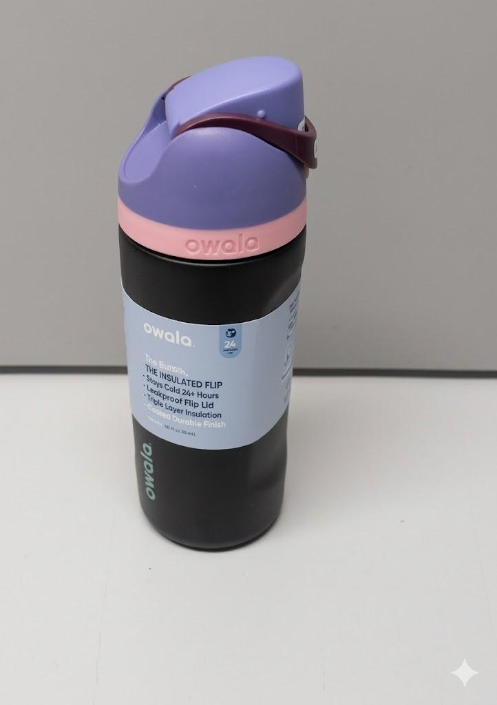 Owala Kids 16oz FreeSip Spout Leak Proof, Stainless Steel Bottle Sea Monster