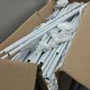 F2C 10 * 30 FT Outdoor Gazebo White Canopy with Removable Sidewalls WindowsParty Wedding Tent Cater Events Pavilion Beach BBQ Event,Waterproof