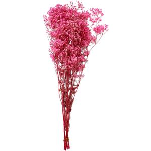 CalCastle Craft Dried Flower Natural Babys Breath 27" H 4.5oz Large Bundle Gypsophila Perserved for Wedding Bouquet Home Decor (Pink)