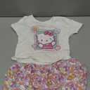 Hello Kitty Girls 2-Piece T-Shirt and Skirt Set (6X, Pink)