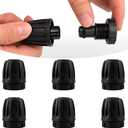 Carpathen Drip Irrigation Parts - 6PCS 1/2 inch End Plugs for Drip Irrigation System - Leak Free End Plug Connectors for 1/2" Tubing