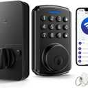 Deadbolt Smart Lock for Front Door, Relihom Keyless Entry Door Lock, Bulit-in Wi-Fi with App Remote Control, No Bridge Required, IP65 Waterproof