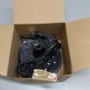 Disco Ball Motor with Light with Remote, Rotating 0/3/6/9/12/15 RPM Adjustable Speed, 16ft Detachable Power Cable/Battery/USB-C Power Mode, Supports 4'' - 16'' Mirror Balls for Party Christmas Wedding