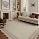 Loloi Chris Loves Julia Scottie Collection SCO-01 Ivory/Grey 2'-3" x 3'-9", .87" Pile Height, Runner Rug
