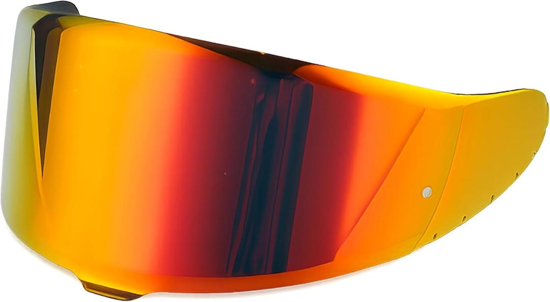 Shoei RF1400 X15 Helmet Visor Replacement Shield, Anti-Fog Sun Shield Accessory Compatible With RF-1400, X15, CWR-2, Z8, X-SPR PRO (Deep Red)