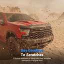 Hood Protector Compatible with 2019-2026 Chevy Silverado 1500 Hood Deflector TPE Shield Replacement for 2019-2026 Chevy Silverado Accessories