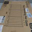 Free Standing Dog Gate Indoor, Foldable Dog Gate for Doorways Stairs Hallways, 3-Panel Freestanding Pet Gate with Support Feet for Stability, Folding Puppy Gate Easy to Move, Doggy Gate 54"x24", 3-Panel, 24"Tall