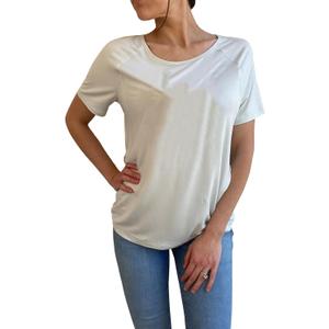 Women Maternity Shirt Comfort Colors Breastfeeding Nursing Friendly Zip Tshirt Mama's Boobery Always On Tap Tops (Medium, White 2)