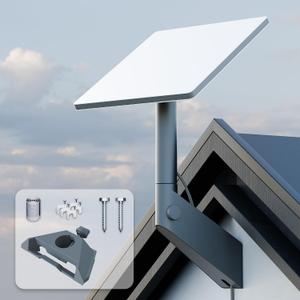 Starlink Mini Wall Mount, 360 Adjustable Starlink Mini Bracket, Gray