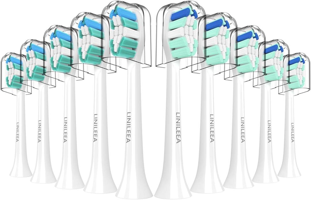 Replacement Toothbrush Heads for Philips Sonicare Replacement Heads, Replacement Brush Head Compatible with Phillips Sonic Care Electric Toothbrush,10 Pack