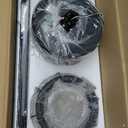 Fanbulous 52" Outdoor Ceiling Fans with Lights and Remote Control,IP65 Wet Rated Waterproof Ceiling Fan with 6-Speed DC Motor, Farmhouse Gazebo Fan for Porch Patios Pavilion Black