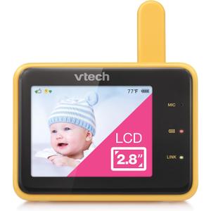 VTech RM2701 2.8" Accessory Baby Monitor Viewer (Requires RM9751 WiFi Camera to operate) Remote Monitoring, Night Light, Soothing Sounds & Lullabies, Two-way Intercom, Temperature Sensor, Night Vision