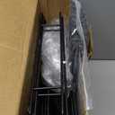 5 Tier Floor Standing Corner Shower Caddy Organizer Shelf with Hooks, Bathroom Shelves Stand Rack, Black