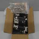 50-Pack Baluster Connectors for 1/2'' Square Balusters for Staircase Interior,Flexible Adjustable Baluster Connectors