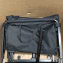 Wagon Cart Foldable, 360Lbs Collapsible Wagon Cart with Wheels Portable, Outdoor Utility Carts for Groceries, Camping, Sports, Garden, Shopping, Black