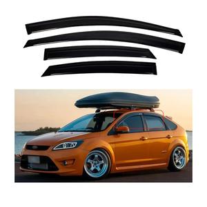 Window Visors Compatible with 2008-2011 Ford Focus Sedan, Rain Guards Sun Shields Window Deflector, Tape-On Style, 4 PCS