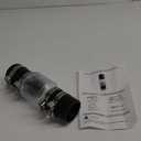 Silent Check Valve - 1 1/2 Check Valve for Condensate and Sewage Pipes -Loaded Flapper Durable Plastic Body, One-Way Drain Valve