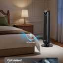 DREO Tower Fan for Bedroom, 28ft/s Velocity, Ultra Quiet Fan, 8 Speeds, 36 inch
