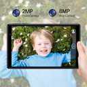 Tablet 8 inch, Android OS L8 Reading Tablet, 64GB Storage, Quad Core, 1280x800 HD IPS Display, 8.0 MP Rear Camera, Wi-Fi, Bluetooth, Black