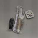 Dual-Voltage Curling Iron: 110V-240V 1 1/2 Inch Ceramic Wide Barrel 2-in-1 Curling Iron for Chin Length Hair - Europe Travel for Soft Curls with Clamp (Gold)