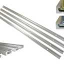 Lot 4 Each, 48" Aluminum T Track 3/4" by 3/8" Slot, Accepts 1/4" Hex Bolts, 1/4" or 5/16" T Bolts, Countersunk Holes Every 6" 112134