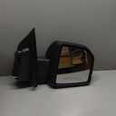 Right Passenger side Mirror with Power Glass,Heated, Puddle Lights,Clearnce LampBlind Spot Detection and Manual Folding Fits 2015-2020 Ford F150 Replace FL3Z17682FA 11 Pins)