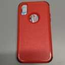 X-belmox for iPhone XR Phone Case [Dropproof] [Shockproof] 3-Layers Heavy Duty Drop Protection, Cover for iPhone XR 6.1 Inch with Tempered Glass Screen Protector, Rugged XR Phone Case - Red Black