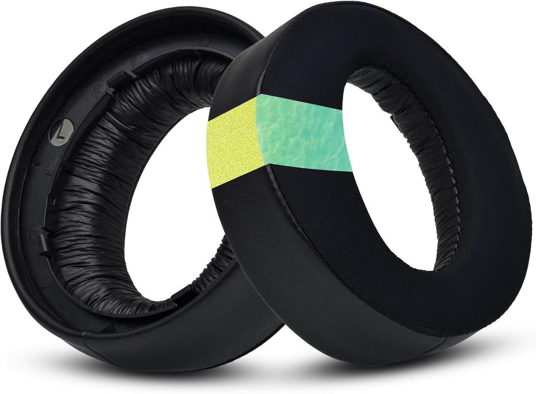 3 x Earpads Replacement for Sony PlayStation 5 Pulse PS5 3D Wireless Headset, Ear Pads Cushions with Noise Isolation Foam (Black (Memory Foam + Cooling Gel))