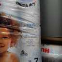 Huggies Size 7 Diapers, Snug & Dry Baby Diapers, Size 7 (41+ lbs), 108 Count (2 Packs of 54)