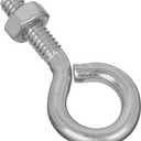 QWORK Machinery Eye Bolt, 4 Pack 1/2" -13 x 1-1/2" Marine Grade 304 Stainless Steel Shackle, Lifting Ring Threaded Eyebolt Shoulder Eyebolts