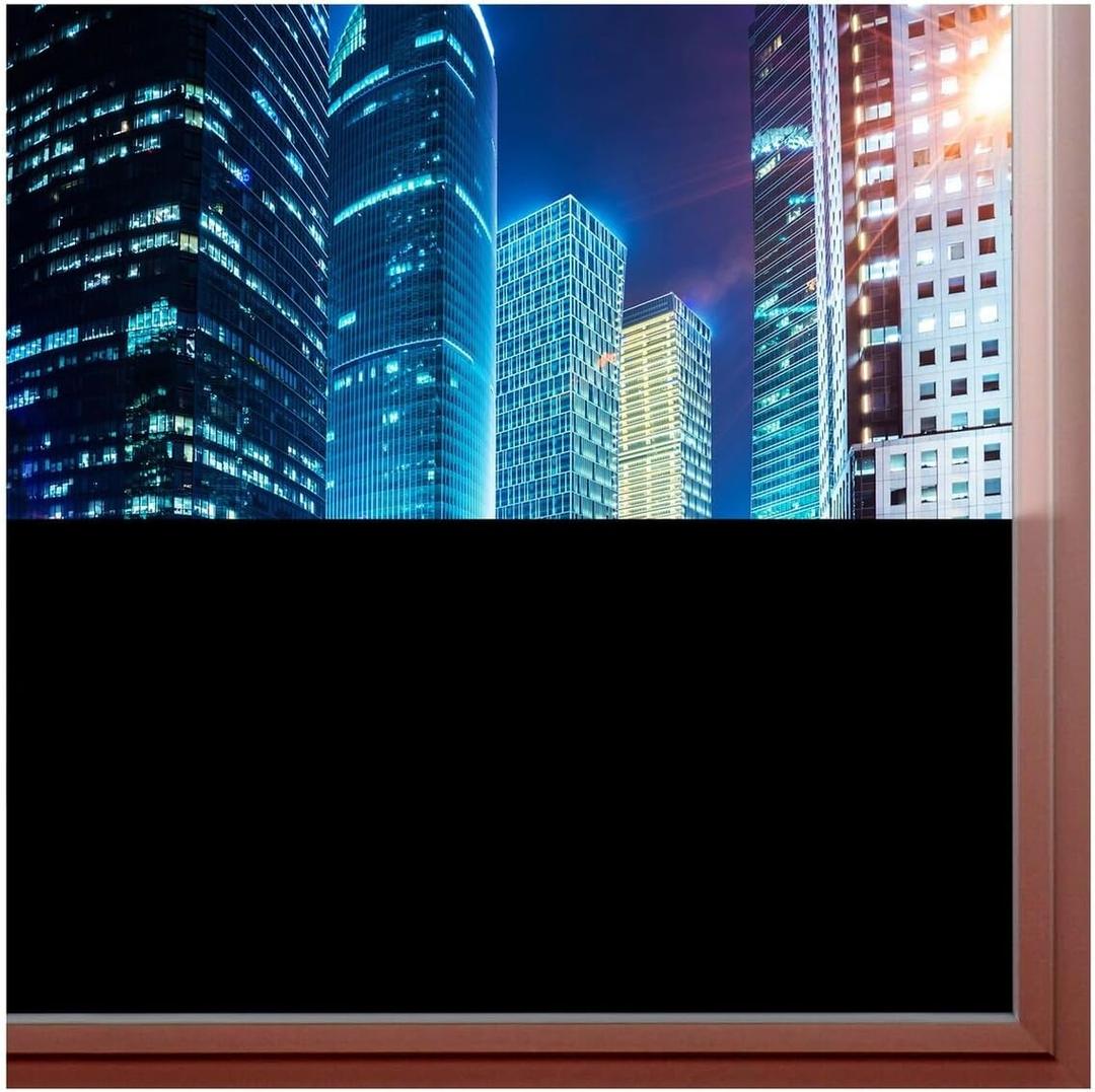 BDF BLKT Window Film Blackout Day & Night 24 Hour Opaque Privacy - 24in X 12ft